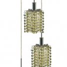 Wiatt 3-Light 9" Crystal Ceiling Pendant 1091D-R-P-LP-RC