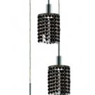 Wiatt 3-Light 9" Crystal Ceiling Pendant 1091D-R-R-JT-RC