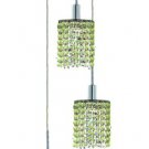 Wiatt 3-Light 9" Crystal Ceiling Pendant 1091D-R-R-LP-SS