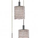 Wiatt 3-Light 9" Crystal Ceiling Pendant 1091D-R-S-CL-SS
