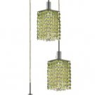 Wiatt 3-Light 9" Crystal Ceiling Pendant 1091D-R-S-LP-RC