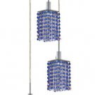 Wiatt 3-Light 9" Crystal Ceiling Pendant 1091D-R-S-SA-SS