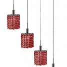 Wiatt 4-Light 26" Crystal Ceiling Pendant 1092D-O-E-BO-RC