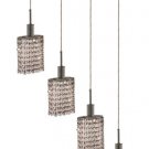 Wiatt 4-Light 26" Crystal Ceiling Pendant 1092D-O-E-CL-EC