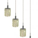 Wiatt 4-Light 26" Crystal Ceiling Pendant 1092D-O-E-LP-RC