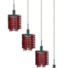 Wiatt 4-Light 26" Crystal Ceiling Pendant 1092D-O-P-BO-SS