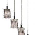 Wiatt 4-Light 26" Crystal Ceiling Pendant 1092D-O-P-CL-EC