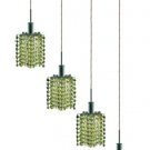 Wiatt 4-Light 26" Crystal Ceiling Pendant 1092D-O-P-LP-SS