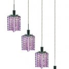 Wiatt 4-Light 26" Crystal Ceiling Pendant 1092D-O-P-RO-RC