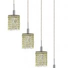Wiatt 4-Light 26" Crystal Ceiling Pendant 1092D-O-R-LP-RC