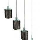 Wiatt 4-Light 26" Crystal Ceiling Pendant 1092D-O-S-JT-SS