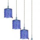 Wiatt 4-Light 26" Crystal Ceiling Pendant 1092D-O-S-SA-RC