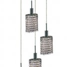 Wiatt 4-Light 9.5" Crystal Ceiling Pendant 1092D-R-E-CL-EC