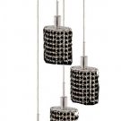 Wiatt 4-Light 9.5" Crystal Ceiling Pendant 1092D-R-E-JT-SS