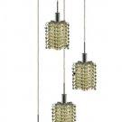 Wiatt 4-Light 9.5" Crystal Ceiling Pendant 1092D-R-P-LP-SS