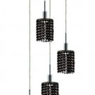 Wiatt 4-Light 9.5" Crystal Ceiling Pendant 1092D-R-R-JT-RC