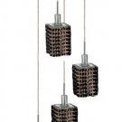 Wiatt 4-Light 9.5" Crystal Ceiling Pendant 1092D-R-S-JT-RC