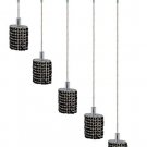 Wiatt 4-Light 34" Crystal Ceiling Pendant 1093D-O-E-CL-RC