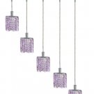 Wiatt 4-Light 34" Crystal Ceiling Pendant 1093D-O-E-RO-RC