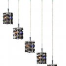 Wiatt 5-Light 34" Crystal Ceiling Pendant 1093D-O-P-JT-RC