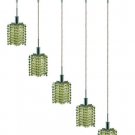 Wiatt 5-Light 34" Crystal Ceiling Pendant 1093D-O-P-LP-RC