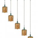 Wiatt 5-Light 34" Crystal Ceiling Pendant 1093D-O-P-LT-RC