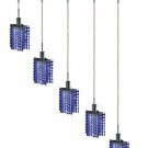 Wiatt 5-Light 34" Crystal Ceiling Pendant 1093D-O-P-SA-RC
