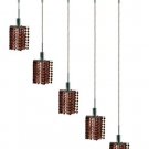 Wiatt 5-Light 34" Crystal Ceiling Pendant 1093D-O-P-TO-RC