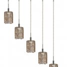Wiatt 5-Light 34" Crystal Ceiling Pendant 1093D-O-R-GT-RC