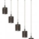 Wiatt 5-Light 34" Crystal Ceiling Pendant 1093D-O-R-JT-SS