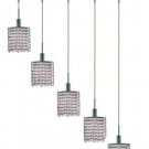 Wiatt 5-Light 34" Crystal Ceiling Pendant 1093D-O-S-CL-RC