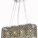 Warrane 4-Light 8" Crystal Chandelier 1101D24C-TO-SS