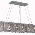 Warrane 6-Light 8" Crystal Chandelier 1101D40C-RO-SS