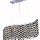 Warrane 5-Light 9" Crystal Chandelier 1102D32C-JT-SS