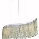 Warrane 5-Light 9" Crystal Chandelier 1102D32C-LP-SS