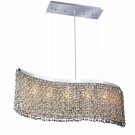 Warrane 5-Light 9" Crystal Chandelier 1102D32C-TO-SS