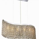 Warrane 6-Light 9" Crystal Chandelier 1102D46C-TO-SS