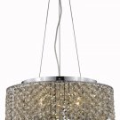 Warrane 4-Light 16" Crystal Chandelier 1104D16C-GT-SS