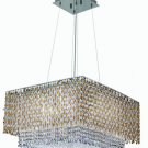 Warrane 4-Light 16" Crystal Chandelier 1105D24C-LT-SS