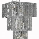 Warrane 9-Light 16" Crystal Chandelier 1105G54C-CL-SS