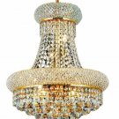 Adele 8-Light 16"D Crystal Chandelier 1530D16G-SS
