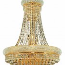 Adele 14-Light 28"D Crystal Chandelier 1530D28G-SA