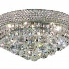 Adele 6-Light 14"D Crystal Flush Mount 1530F14C-RC