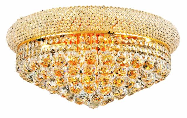 Adele 10-Light 20"D Crystal Flush Mount 1530F20G-RC