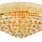 Adele 10-Light 20"D Crystal Flush Mount 1530F20G-SS