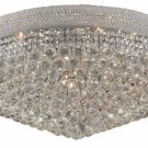 Adele 20-Light 36"D Crystal Flush Mount 1530F36C-SS