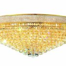 Adele 30-Light 42"D Crystal Flush Mount 1530F42G-RC