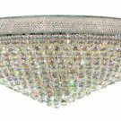 Adele 33-Light 48"D Crystal Flush Mount 1530F48C-SA