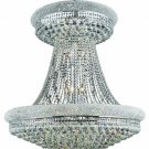 Adele 28-Light 36"D Crystal Chandelier 1530G36SC-SS