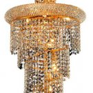 Adrienne 10-Light 16"D Crystal Chandelier 1530SR16G-SA